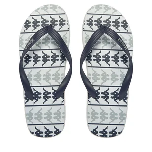 Japonki Kappa 371D2UW Blue Marine - White - Grey Lt Lead Granatowy - Klapki i japonki męskie - miniaturka - grafika 1