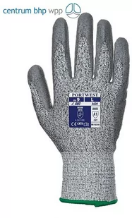 PORTWEST A620 RĘKAWICA ANTYPRZECIĘCIOWA LR POWLEKANA PU; SZARY - Rękawice robocze - miniaturka - grafika 1