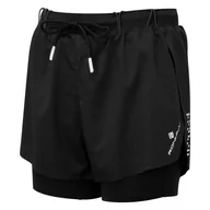 Spodnie sportowe damskie - RONHILL Spodenki biegowe damskie TECH DISTANCE SHORT all black - miniaturka - grafika 1