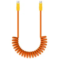 Kable USB - Kabel USB-C - USB-C NEWELL 100W 1.5 m Pomarańczowo-żółty - miniaturka - grafika 1