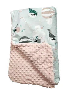 LA MILLOU CIEPŁY KOCYK MINKY - L - MISS CLOUDY - SMOKE ROSE - Koce i narzuty dla dzieci - miniaturka - grafika 1