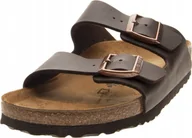 Klapki i japonki damskie - Birkenstock Birkenstock Arizona BF 0051703 Brązowe 43 - miniaturka - grafika 1