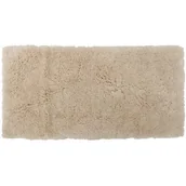 Dywany - Dywan Shaggy antypoślizgowy 60 x 120 cm jasnobeżowy - miniaturka - grafika 1