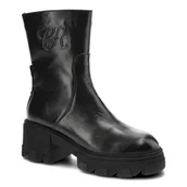 Botki damskie - Carinii, Botki, B8531_-E50-000-000-000 Czarny, rozmiar 36 - miniaturka - grafika 1