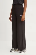 Spodnie damskie - The North Face spodnie dresowe Hoden Wide Leg Jogger kolor czarny gładkie NF0A89CHJK31 - miniaturka - grafika 1