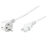 Kable komputerowe i do monitorów - Kabel zasilający MicroConnect Power Cord 5m White IEC320 PE010450W - miniaturka - grafika 1