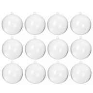 Bombki - Bombki akrylowe 11cm kula plastikowa decoupage zestaw 12 szt. - miniaturka - grafika 1