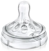 Smoczki do butelek - Smoczek silikonowy Avent Natural Nipple Medium Flow Teat 3 m+ 2 szt - miniaturka - grafika 1
