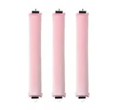 Wałki do włosów - Deni Carte wałki do włosów różowe 3 sztuki - miniaturka - grafika 1