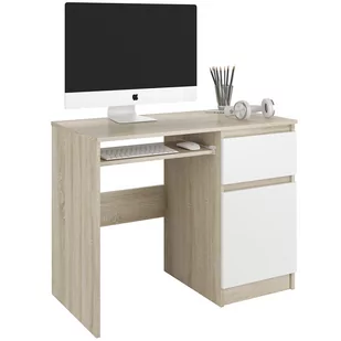 Meble Biurko Komputerowe Stolik Sonoma Mix N-33 - Biurka - miniaturka - grafika 1