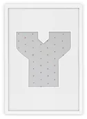 Ramki na zdjęcia - Ramka Na Zdjęcia Literka "Y" Biała. Ramka O Rozmiarze 21X30 Cm - miniaturka - grafika 1