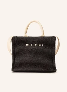 Marni Torba Shopper Basket Small schwarz - Torebki damskie - miniaturka - grafika 1