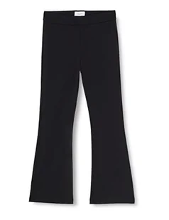 VERO Moda Vmluccakamma Mw Flared Pant Girl Noos damskie spodnie czarne, rozmiar 16, Czarny, 16 - Spodnie damskie - miniaturka - grafika 1