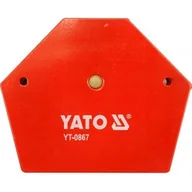 Akcesoria spawalnicze - YATO Spawalniczy kątownik magnetyczny 111x136x24mm YT-0867 - miniaturka - grafika 1