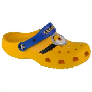 Buty dla dziewczynek - Klapki Crocs Fun Lab Classic I Am Minions Clog Jr 207461-730 żółte - grafika 1