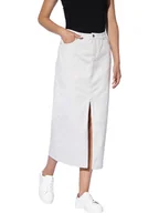 Spódnice - Heine Spódnica dżinsowa w kolorze jasnoszarym - miniaturka - grafika 1