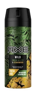 Axe Wild Green Mojito & Cedarwood Dezodorant w aerozolu dla mężczyzn 150ml - Dezodoranty i antyperspiranty męskie - miniaturka - grafika 1