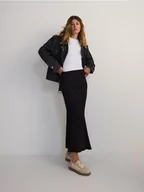 Spódnice - Reserved - Wzorzysta spódnica midi - czarny - miniaturka - grafika 1