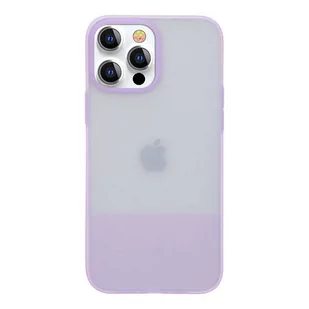 Kingxbar Plain Series etui pokrowiec do iPhone 13 Pro Max silikonowa obudowa fioletowy - Etui i futerały do telefonów - miniaturka - grafika 1