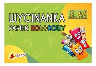 Papier Zeszyt Do Wycinanek A4 8K. Shan - Podobrazia, bloki, papiery - miniaturka - grafika 1
