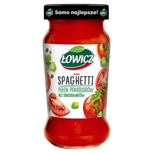 Łowicz SOS SPAGHETTI 350 G zakupy dla domu i biura 6356907 - Sosy w słoikach - miniaturka - grafika 1