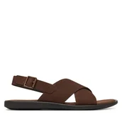 Sandały męskie - Sandały Lasocki GRAZER-15 MI25 Brązowy - miniaturka - grafika 1