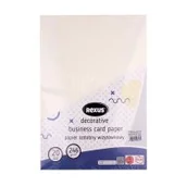 Szkolne artykuły papiernicze - Beniamin Papier wizytówkowy A4 Płótno kremowy 20 kartek - miniaturka - grafika 1