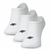 Skarpetki męskie - Skarpetki Męskie 4F Stopki Skarpety Białe Niskie 3 Pary Zestaw 43-46 - miniaturka - grafika 1