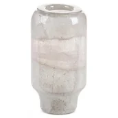 Wazony i flakony - Wazon Dekoracyjny Szklany Lana 16X16X31 Kremowy - miniaturka - grafika 1