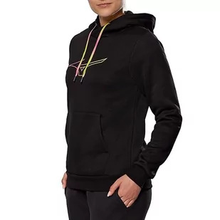 Mizuno Damska bluza z kapturem, Czarny, L - Bluzy damskie - miniaturka - grafika 1