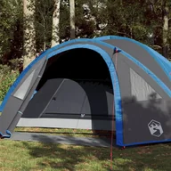 Namioty - vidaXL Namiot kempingowy, 4-os., niebieski, 300x250x132 cm, tafta 185T - miniaturka - grafika 1