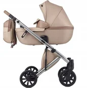 Plecaki - Anex wózek 3w1 E/Type Fotelik CabrioFix amortyz plecak okryc&adp Boho Beige - miniaturka - grafika 1