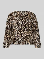 Bluzy damskie - Bluza o kroju relaxed fit z mieszanki bawełny - miniaturka - grafika 1