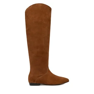 Kozaki Badura EO-CELIA-60504-25 Brązowy - Kozaki damskie - miniaturka - grafika 1