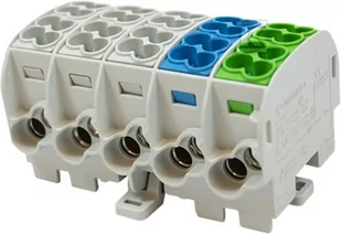 Simet Blok rozdzielczy - odgałęźny Al/Cu SCB 25-5X (80150) SIMBLOCK sza/nie/zie 81500020 81500020 - Inne akcesoria elektryczne - miniaturka - grafika 1