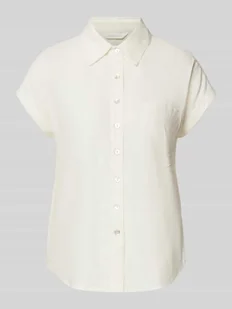 Bluzka koszulowa o kroju slim fit z krótkim rękawem - Koszule damskie - miniaturka - grafika 1