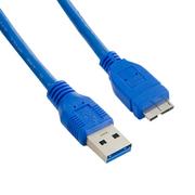 Kable USB - 4World Kabel USB 3.0 AM- Micro BM 1.0m niebieski AK4WOKU00000028 [647220] - miniaturka - grafika 1