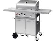 Grille gazowe - GRILL GAZOWY 3+1 ŻELIWNY RUSZT, 12,8KW - miniaturka - grafika 1