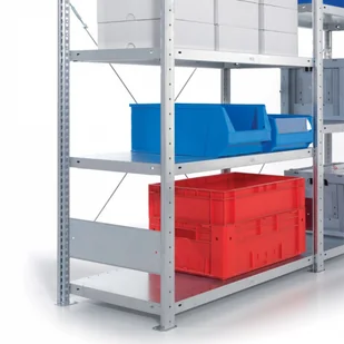 META Regał półkowy CLIP, 230 kg, 2000x1000x400 mm, podstawowy 141082 - Szafy i regały magazynowe - miniaturka - grafika 2