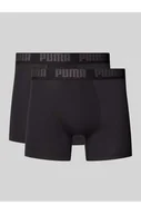 Majtki damskie - Obcisłe bokserki z detalem z logo w zestawie 2 szt. - Puma - miniaturka - grafika 1