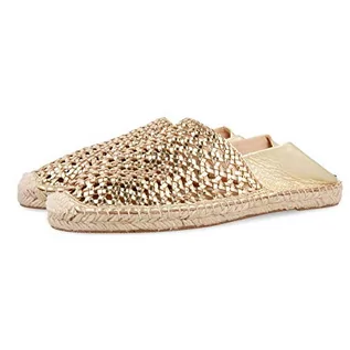 Espadryle damskie - GIOSEPPO Damskie espadryle Chazy, Złoto Oro Oro, 37 EU - grafika 1