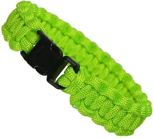 Mil-Tec Bransoleta Paracord 15mm Neonowa Zieleń - Limonkowy - L - Akcesoria turystyczne - miniaturka - grafika 1