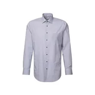 Koszule męskie - Seidensticker Męska koszula z długim rękawem Regular Fit, niebieski, 43 - miniaturka - grafika 1