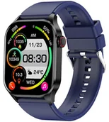 Smartwatch - Hagen HB18.14.5317 Smartwatch HB18 Czarny na Granatowym Pasku - miniaturka - grafika 1