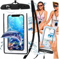 Etui i futerały do telefonów - Wodoodporny Pokrowiec Etui Na Telefon Pieniądze Do Wody Ochronne + Smycz Xl - miniaturka - grafika 1