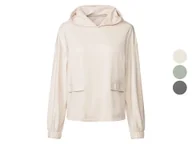 Bluzy damskie - esmara® Bluza dresowa damska z kapturem - miniaturka - grafika 1