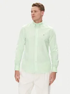 Koszule męskie - Tommy Hilfiger Koszula MW0MW37550 Zielony Regular Fit - miniaturka - grafika 1