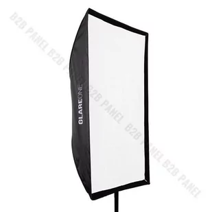 GlareOne Softbox prostokątny GlareOne Parasolkowy 80x120cm z dyfuzorem do lamp reporterskich 11443-uniw - Softboxy - miniaturka - grafika 1