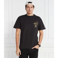 Koszulki męskie - Tommy Jeans T-shirt GOLD SIGNATURE BACK | Regular Fit - miniaturka - grafika 1