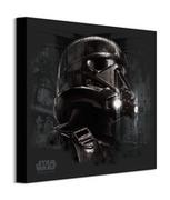 Obrazy i zdjęcia na płótnie - Star Wars Rogue One Death Trooper Black - obraz na płótnie - miniaturka - grafika 1